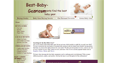 Desktop Screenshot of best-baby-gear.com