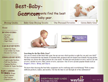 Tablet Screenshot of best-baby-gear.com